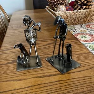 Book ends or shelf  Knick backs for the golfer